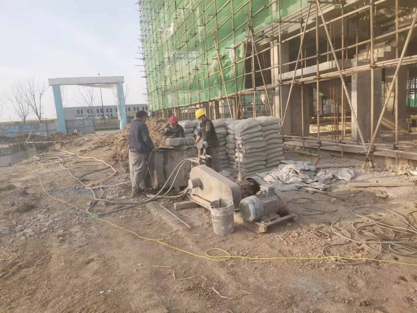 渔洋镇别墅下沉注浆